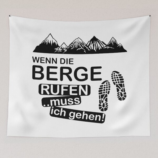 Artikelvorschau, Wenn die Berge rufen... muss ich gehen! entworfen und verkauft von SwissAlpine.