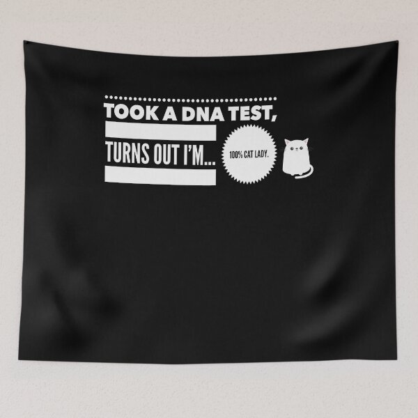 Item preview, Funny Cat Lover Gift - Took A DNA TEST 100% Cat Lady Gift - Funny Gift For Cat Lovers designed and sold by Galvanized.