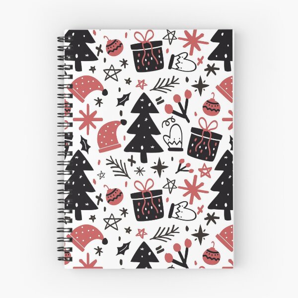 Item preview, Festive Christmas Black and Red Design designed and sold by Linda Roisum.