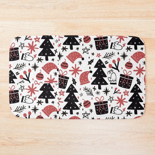 Item preview, Festive Christmas Black and Red Design designed and sold by Linda Roisum.