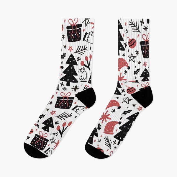 Item preview, Festive Christmas Black and Red Design designed and sold by Linda Roisum.