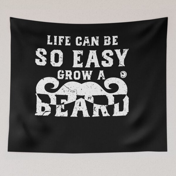 Item preview, Life can be so easy grow a beard. designed and sold by netrok.