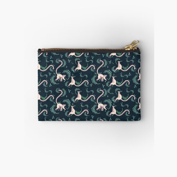 Item preview, Lemurs walking in pale pink designed and sold by YanayMora.