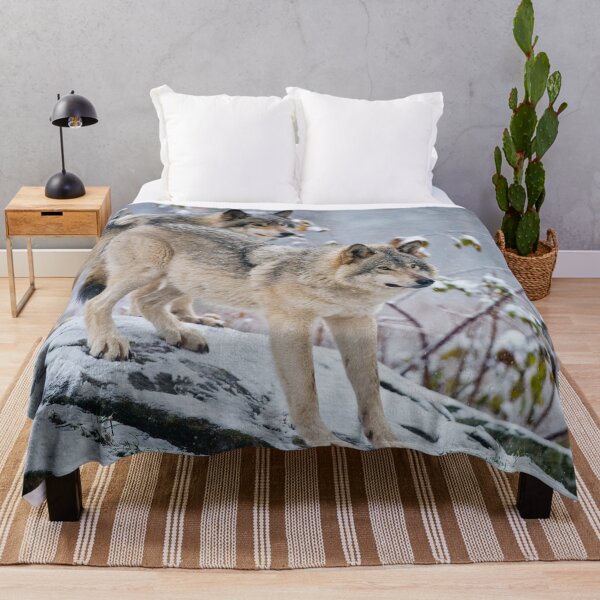 Item preview, Two Gray Wolves designed and sold by Michael Cummings.