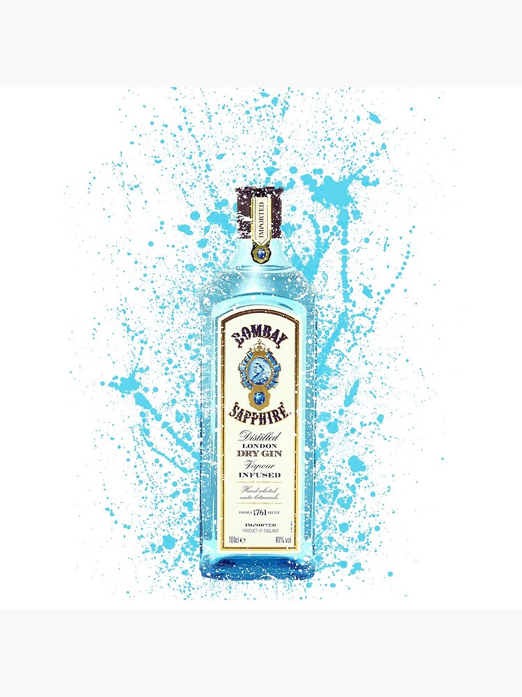 Thumbnail 4 of 4, Clock, Bombay Sapphire Gin designed and sold by AspirePrints.