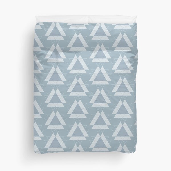 Symmetrical Geometric Design #1 - triangle Duvet Cover