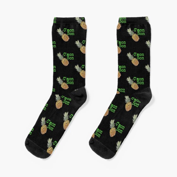 C'mon Son Pineapple Stuff  Socks