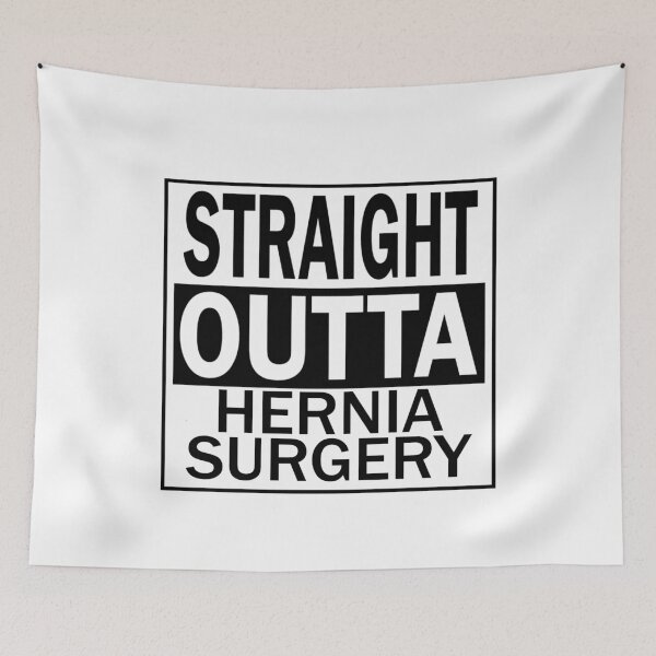 Item preview, Hernia Straight Outta Hernia Surgery Stoma Abdominal Parastomal designed and sold by wordsonly.