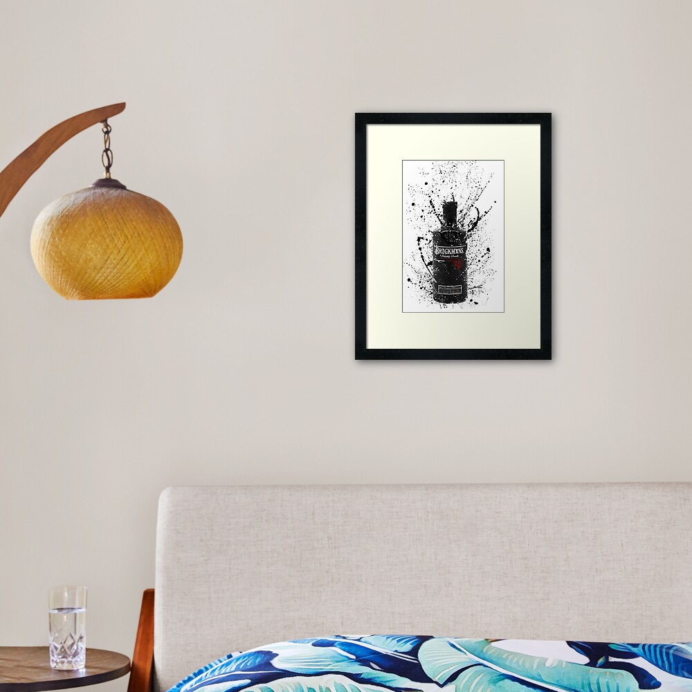 Brockmans Gin Framed Art Print