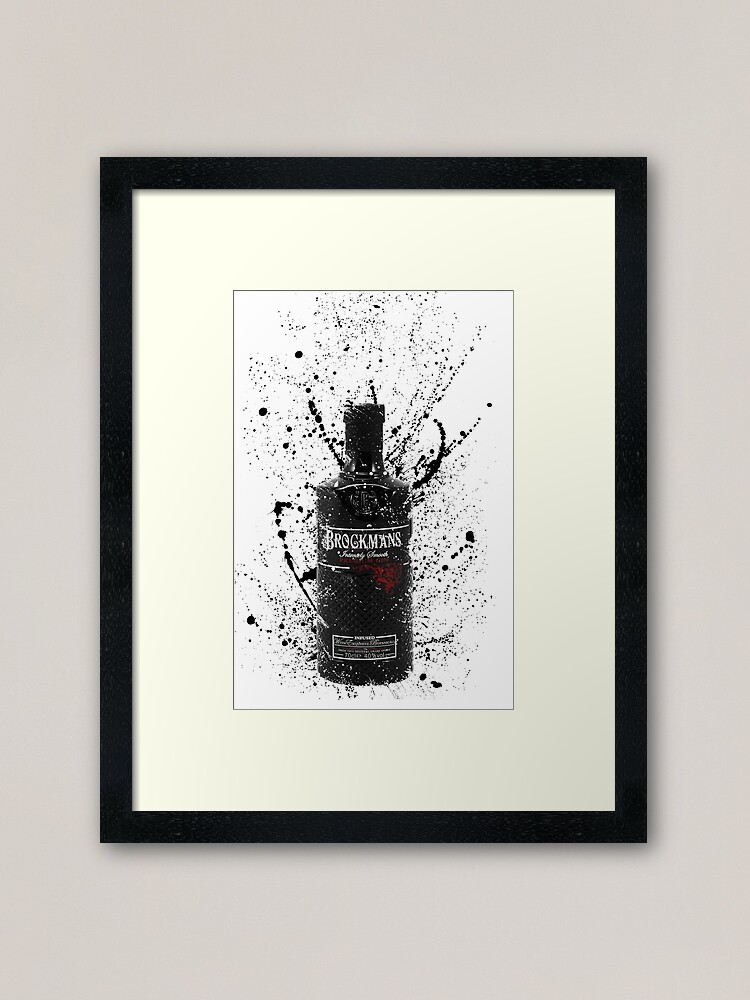 Alternate view of Brockmans Gin Framed Art Print