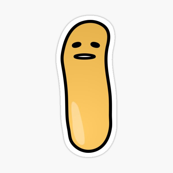 Francis The French Fry From France - Not Sure If Laughing... Sticker