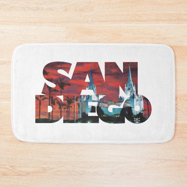 Item preview, San Diego Temple at Dusk  designed and sold by DSC Arts.