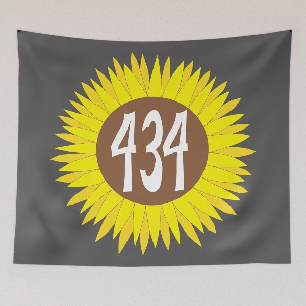 Item preview, Hand Drawn Virginia Sunflower 434 Area Code designed and sold by itsrturn.