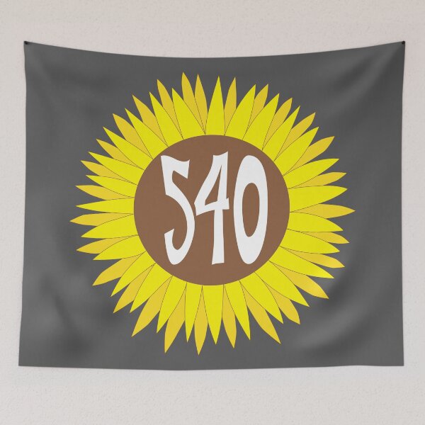 Item preview, Hand Drawn Virginia Sunflower 540 Area Code designed and sold by itsrturn.