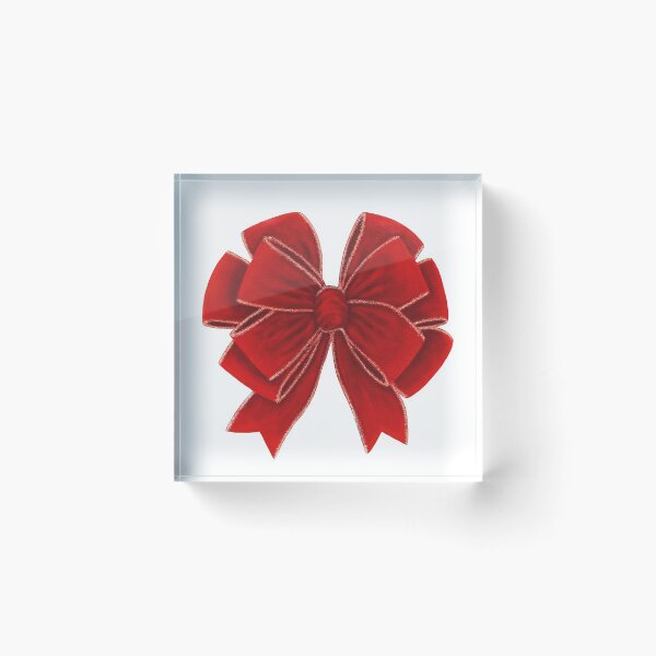 Item preview, Light Red Velvet Bow designed and sold by Wendi Moore.