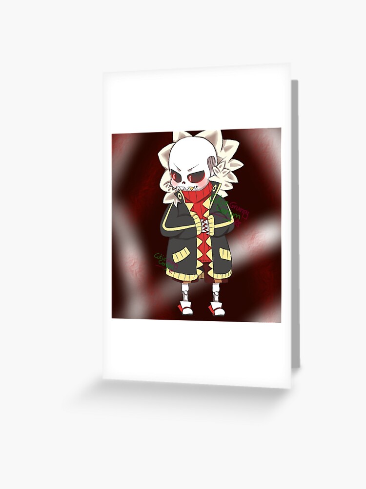 Underfell Sans - Fight Greeting Card for Sale by MoonRushers