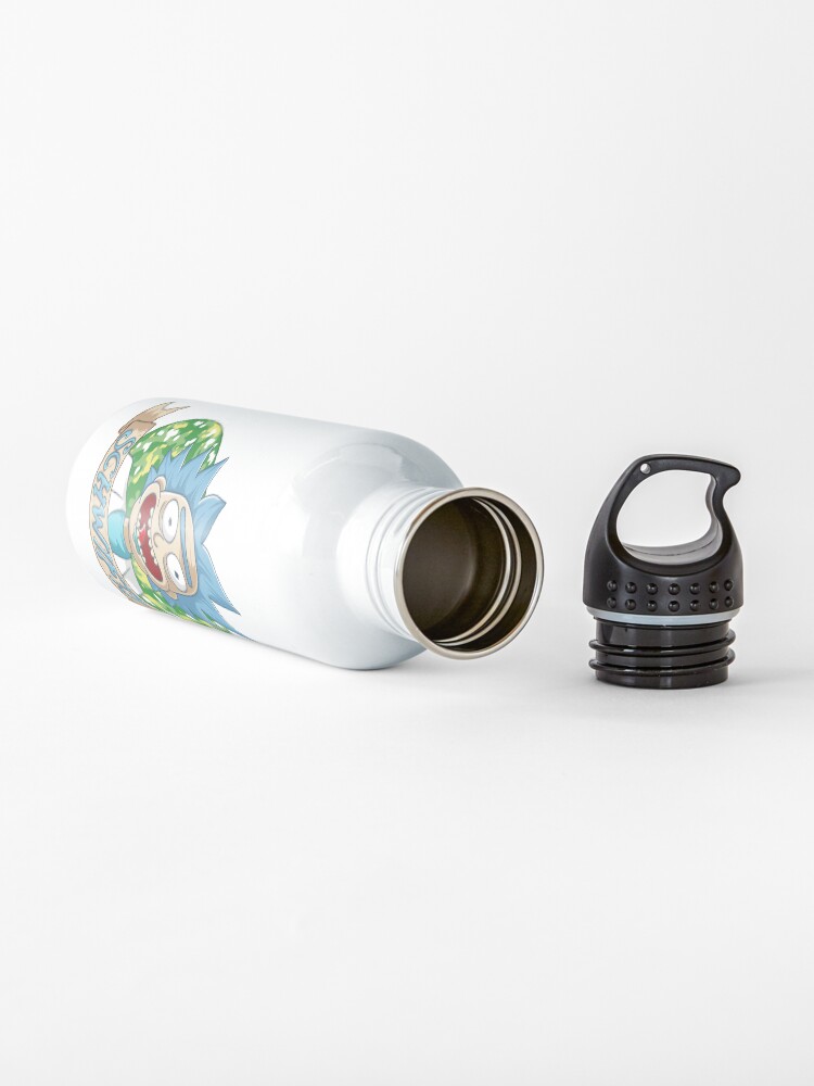 Alternate view of rick and morty get schwifty Water Bottle