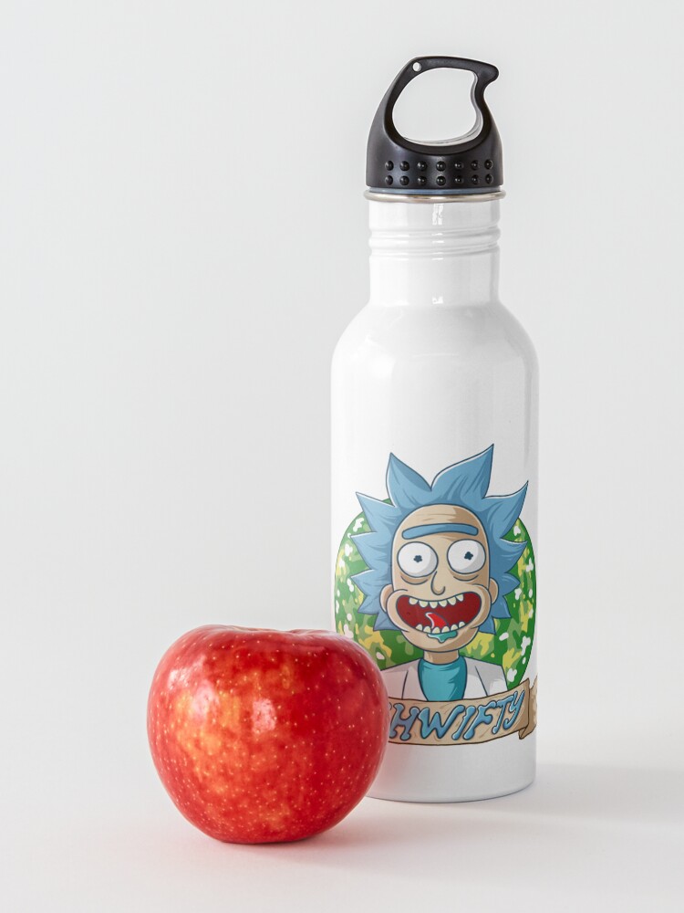 Alternate view of rick and morty get schwifty Water Bottle