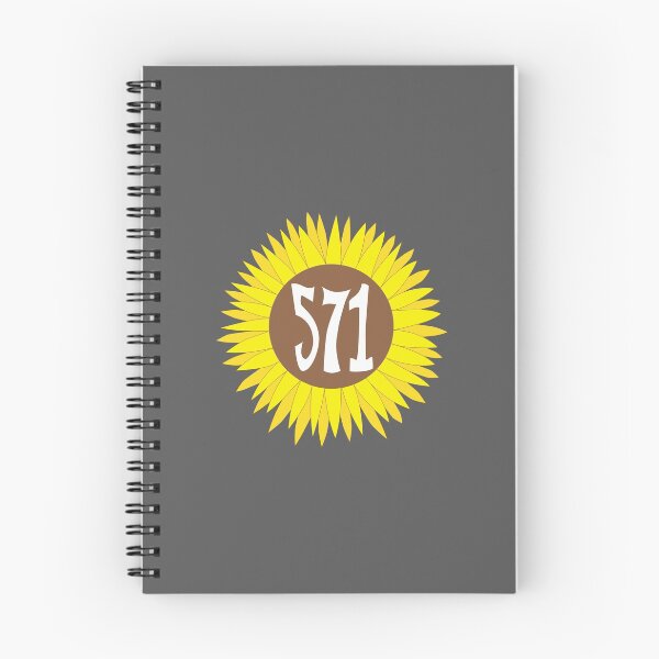 Item preview, Hand Drawn Virginia Sunflower 571 Area Code designed and sold by itsrturn.