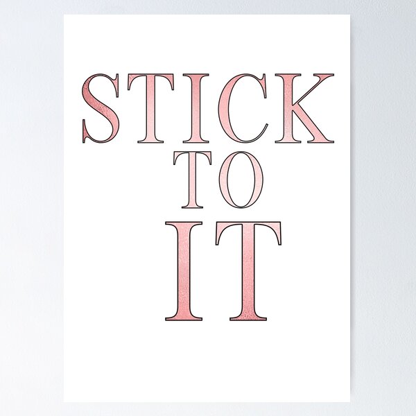 Item preview, Stick to It designed and sold by TheWriteShoppe.