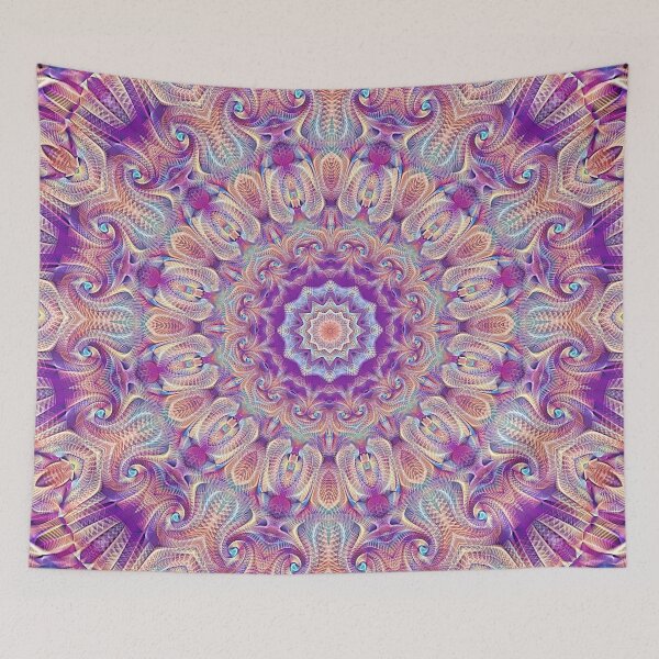 Item preview, Flower Of Life Mandala (Purple Vanda) designed and sold by Mandala Of Life.