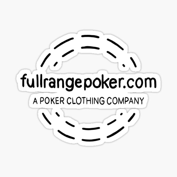 Full Range Poker logo Sticker
