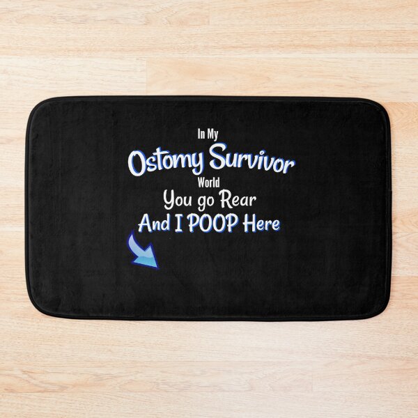 Item preview, Ostomy Survivor Funny You Go Rear And I Poop Here Stoma Bag  designed and sold by wordsonly.