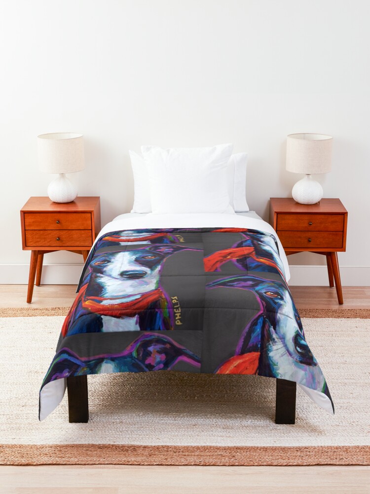 Alternate view of Greyhound with Scarf Comforter