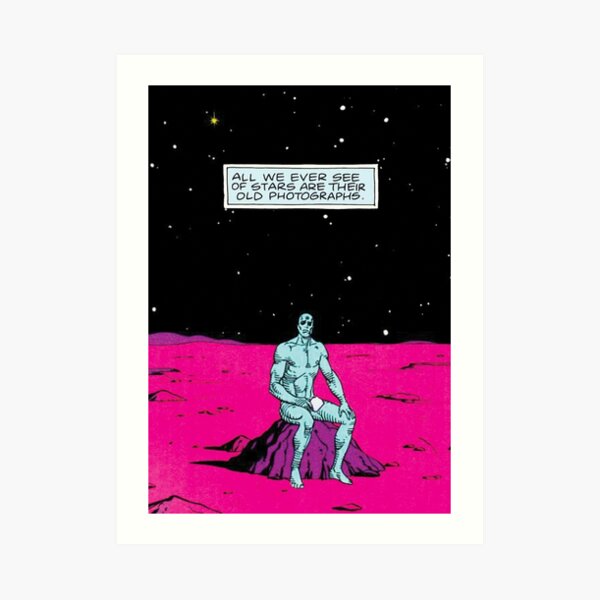 Old Stars (Dr Manhattan) Art Print