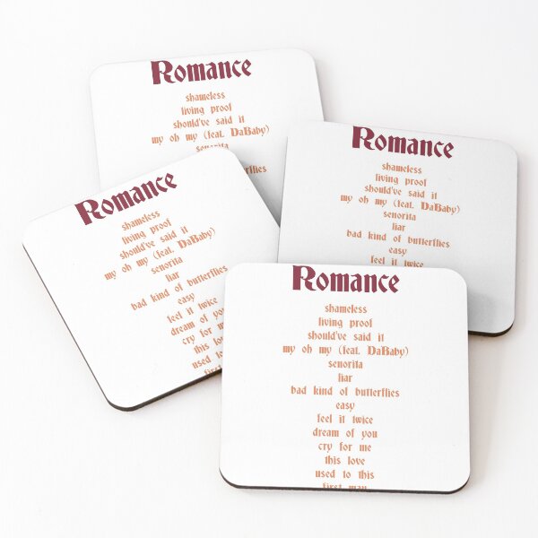 Item preview, romance ~cute tracklist~ designed and sold by tuckerdotcom.