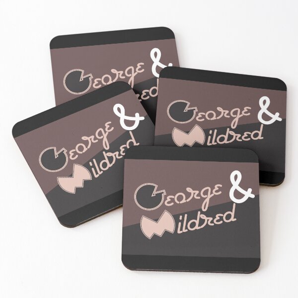 George & Mildred Coasters (Set of 4)