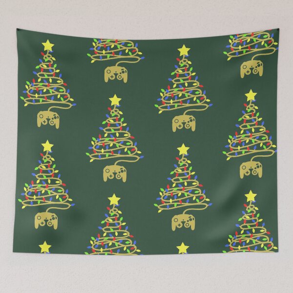 Item preview, Gaming Christmas Tree Green designed and sold by Toffee Bee.