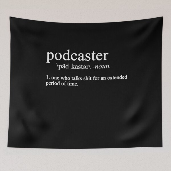 Item preview, Podcaster Definition Shirt Podcast Funny Sarcastic Dictionary designed and sold by balbert3.