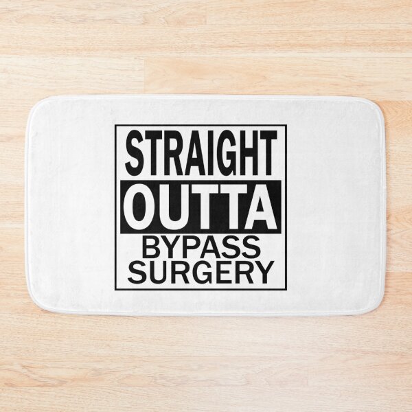 Item preview, Heart Straight Outta Bypass Surgery Heart Attack Survivor Coronary designed and sold by wordsonly.