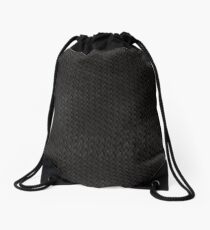 Snake Skin - Dark Grey Drawstring Bag