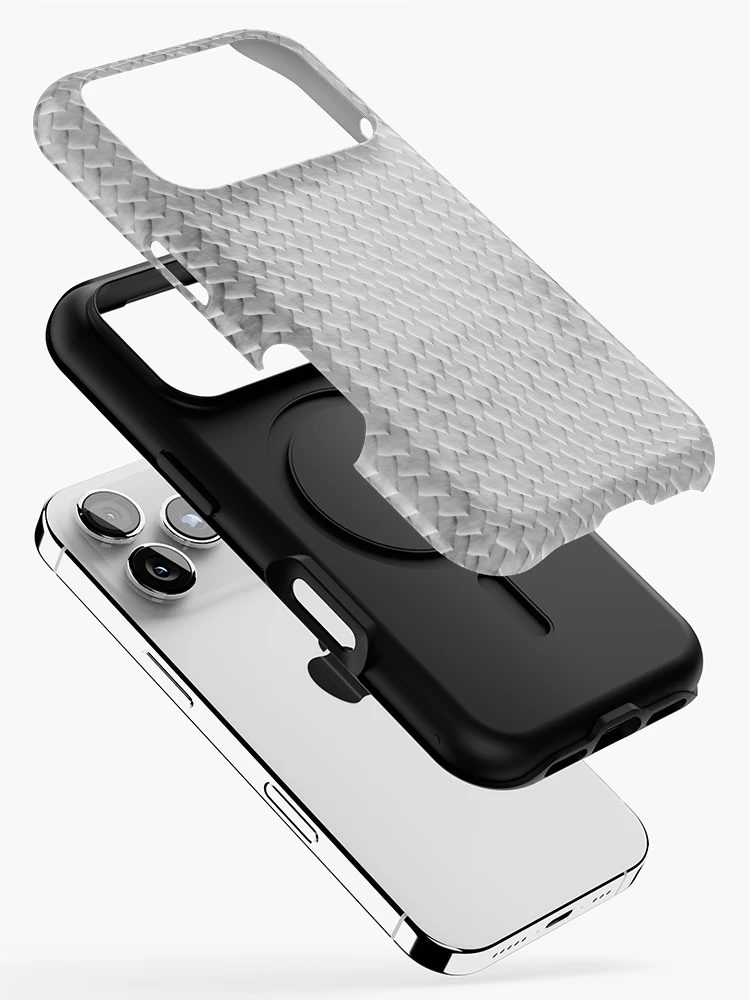 Thumbnail 2 of 4, iPhone Case, Snake Skin - Platinum [Roufxis-Rb] designed and sold by RoufXis.
