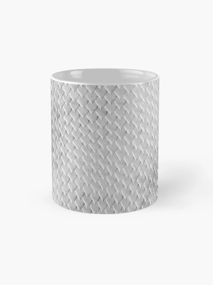 Thumbnail 4 of 6, Coffee Mug, Snake Skin - Platinum [Roufxis-Rb] designed and sold by RoufXis.
