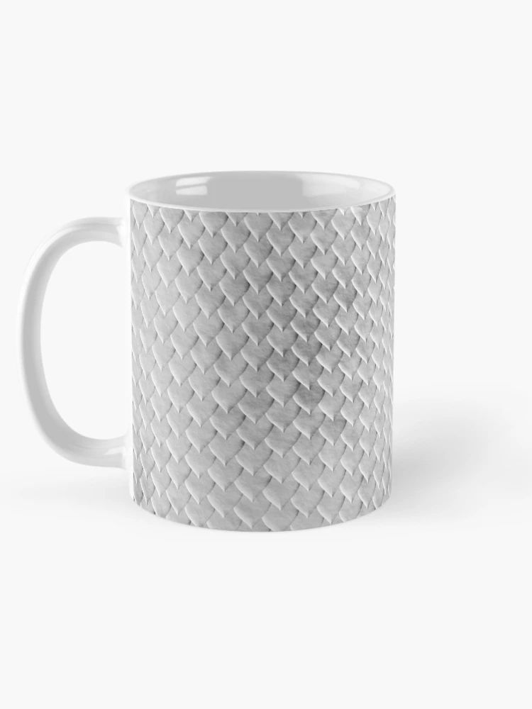 Thumbnail 5 of 6, Coffee Mug, Snake Skin - Platinum [Roufxis-Rb] designed and sold by RoufXis.