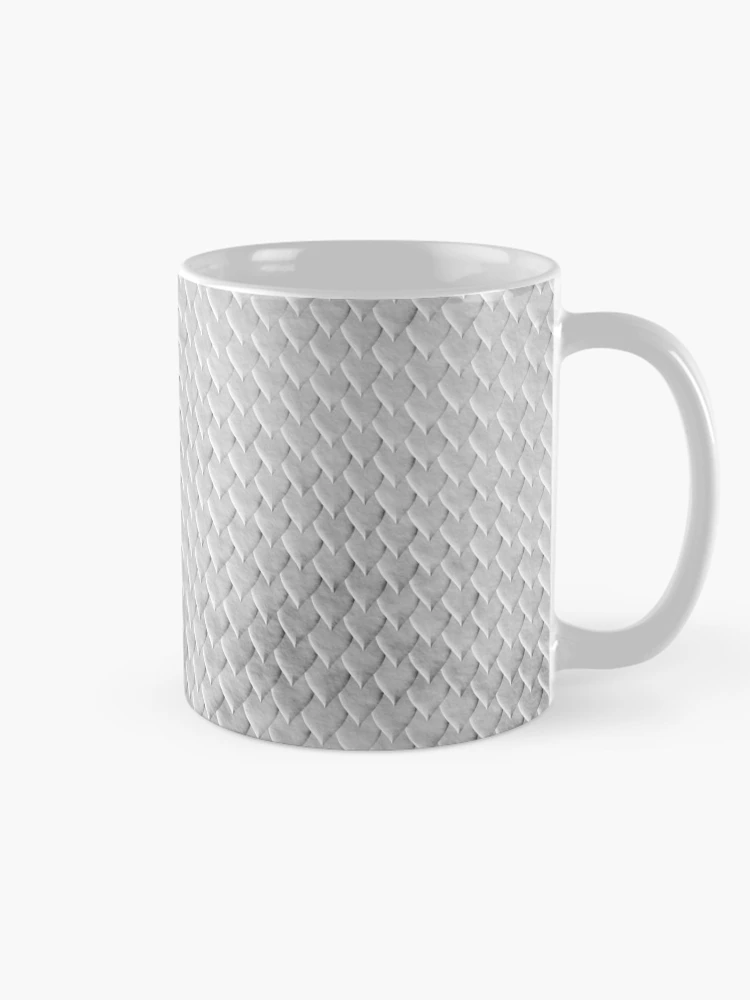 Thumbnail 3 of 6, Coffee Mug, Snake Skin - Platinum [Roufxis-Rb] designed and sold by RoufXis.