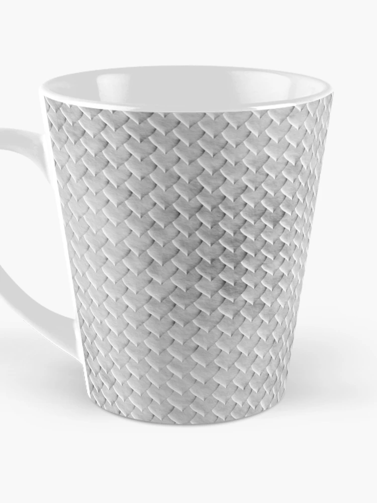 Thumbnail 3 of 4, Coffee Mug, Snake Skin - Platinum [Roufxis-Rb] designed and sold by RoufXis.