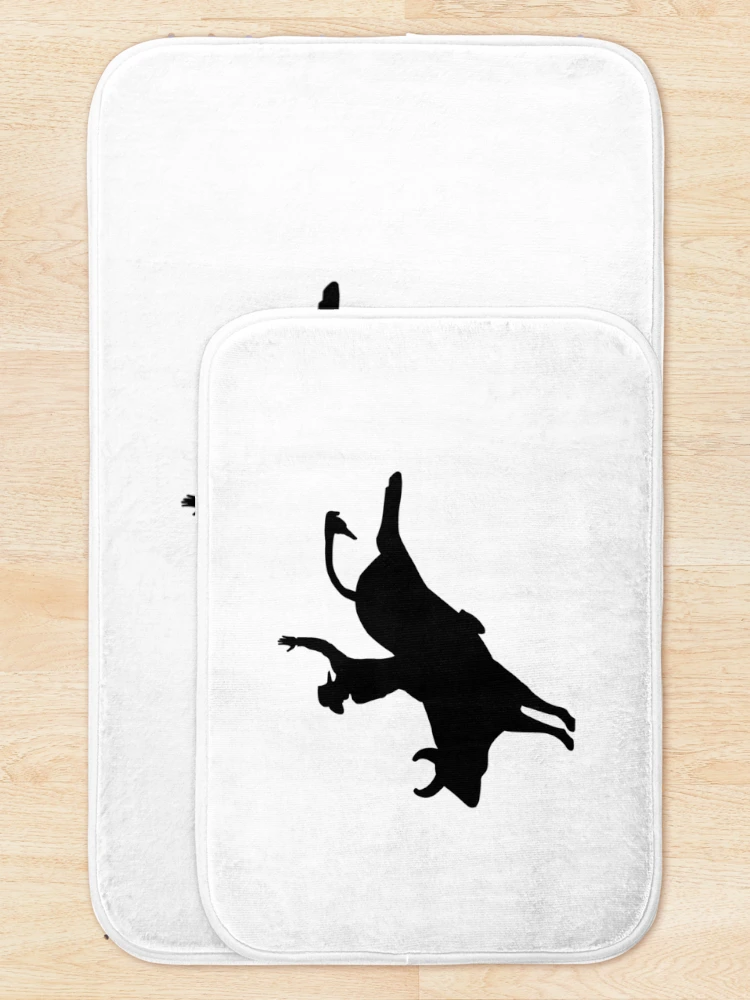 Thumbnail 5 of 6, Bath Mat, Bull Rider designed and sold by sweetsixty.