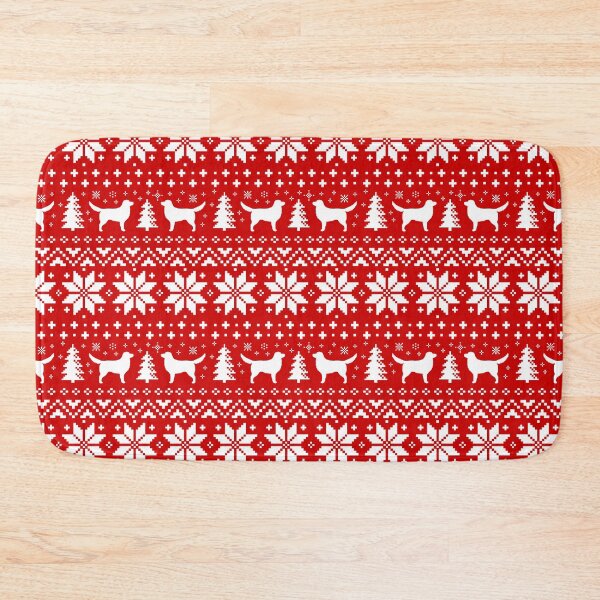 Item preview, Nova Scotia Duck Toller Retrievers Red and White Christmas Holiday Pattern designed and sold by Jenn Inashvili.