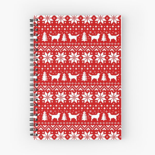 Item preview, Nova Scotia Duck Toller Retrievers Red and White Christmas Holiday Pattern designed and sold by Jenn Inashvili.