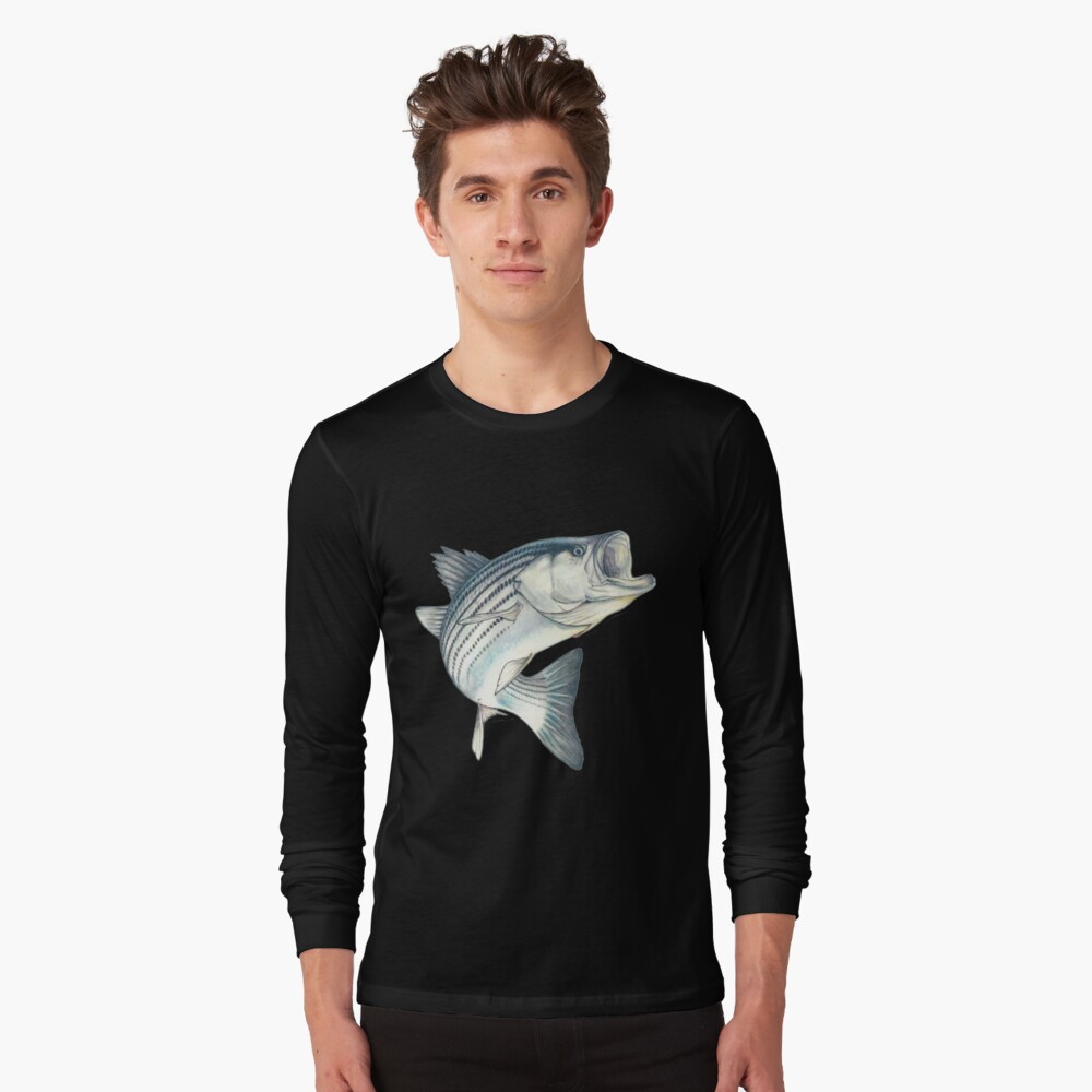 Striped Bass Fishing Essential T-Shirt for Sale by unionpride