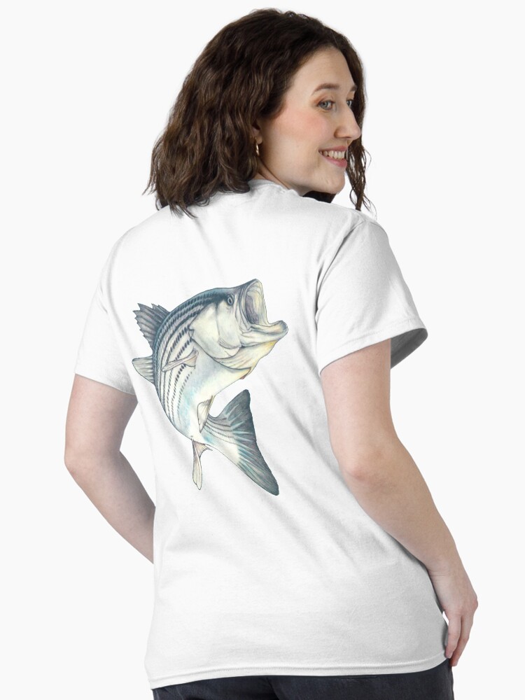 Striped Bass Fishing Oversized T-Shirt