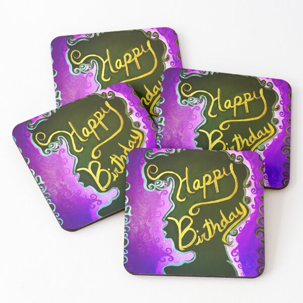 Item preview, Happy Purple Birthday  designed and sold by 4MadeYWHlook.