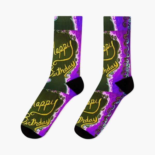 Item preview, Happy Purple Birthday  designed and sold by 4MadeYWHlook.