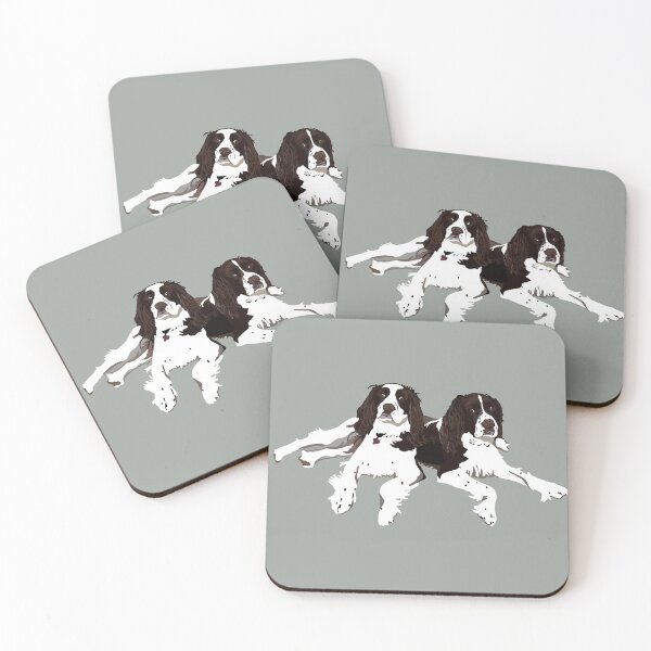 Item preview, Springer Spaniel Buddies designed and sold by Quick Brown Fox Canada.