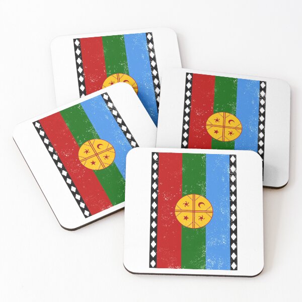 Item preview, Bandera Mapuche, Mapuche Flag, Indigenous People from Chile, Patagonia and Southwestern Argentina designed and sold by #mossasdesign.
