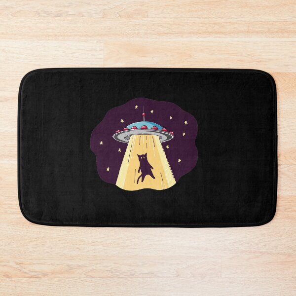 Item preview, Funny Kitty Cat Abducted by UFO designed and sold by GISMOPOP.